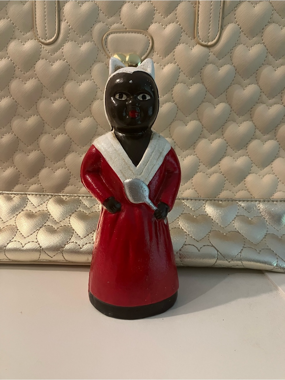 Aunt Jemima Black Americana Cast Iron Mammy Bank. 8” Beautiful!